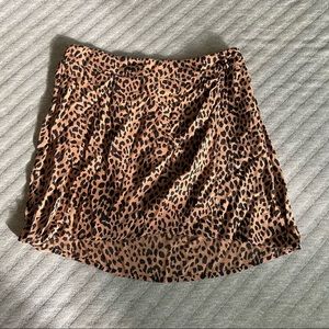 cheeta print skirt
